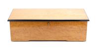 A Cylinder Music Box Height 6 1/2 x width 20 3/4 inches. — J.H. HELLER, LATE 19TH CENTURY