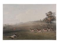 Catlin, George. Antelope Shooting . Plate 20. With additional study.