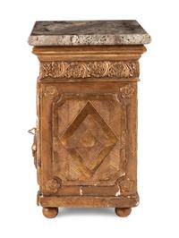 A Continental Carved Giltwood Tabernacle