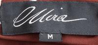 A Mira Copper Sequin Single Shoulder Column Gown, Size M.