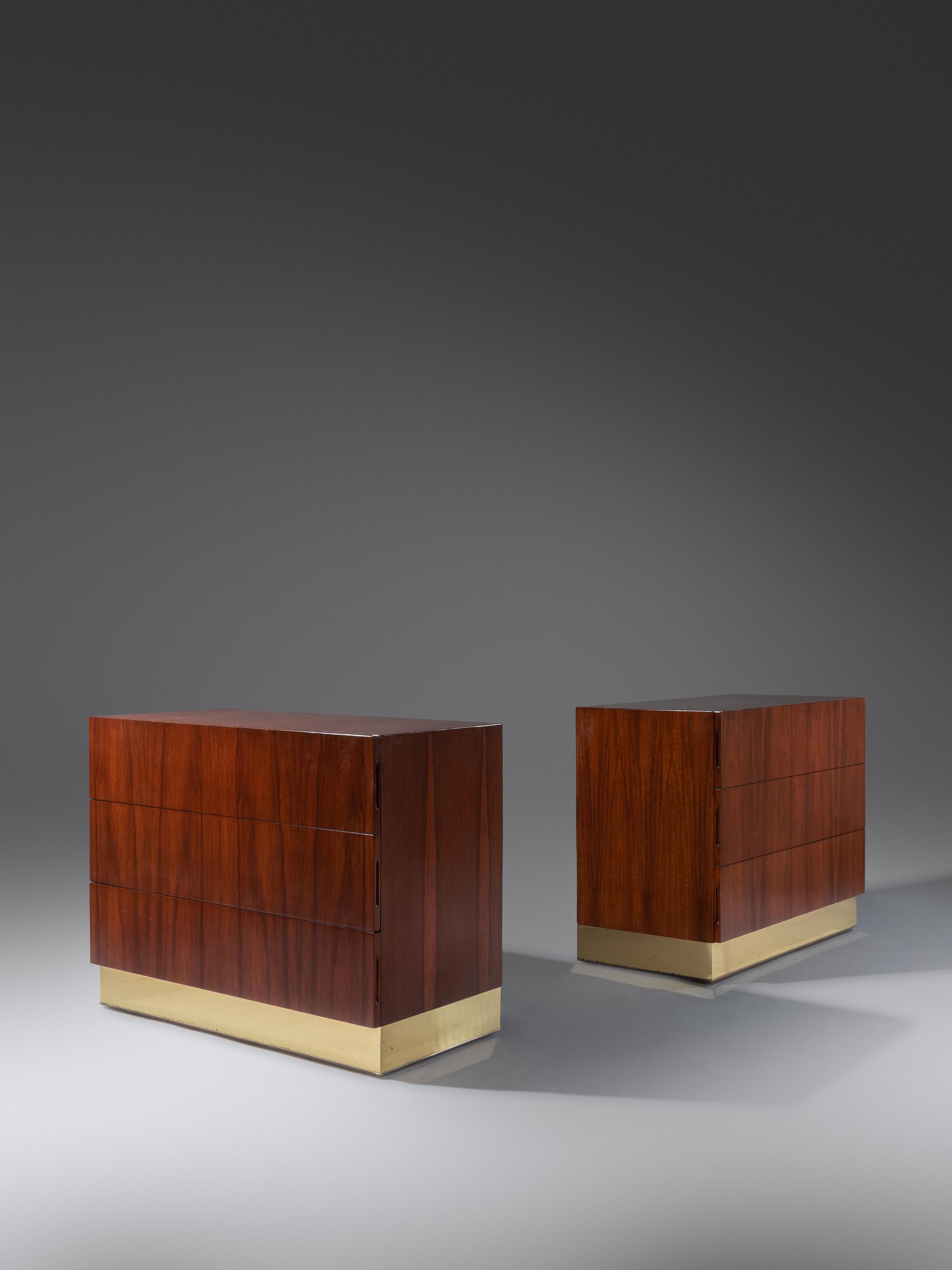 Pair of Three-Drawer Dressers Thayer Coggen, USA