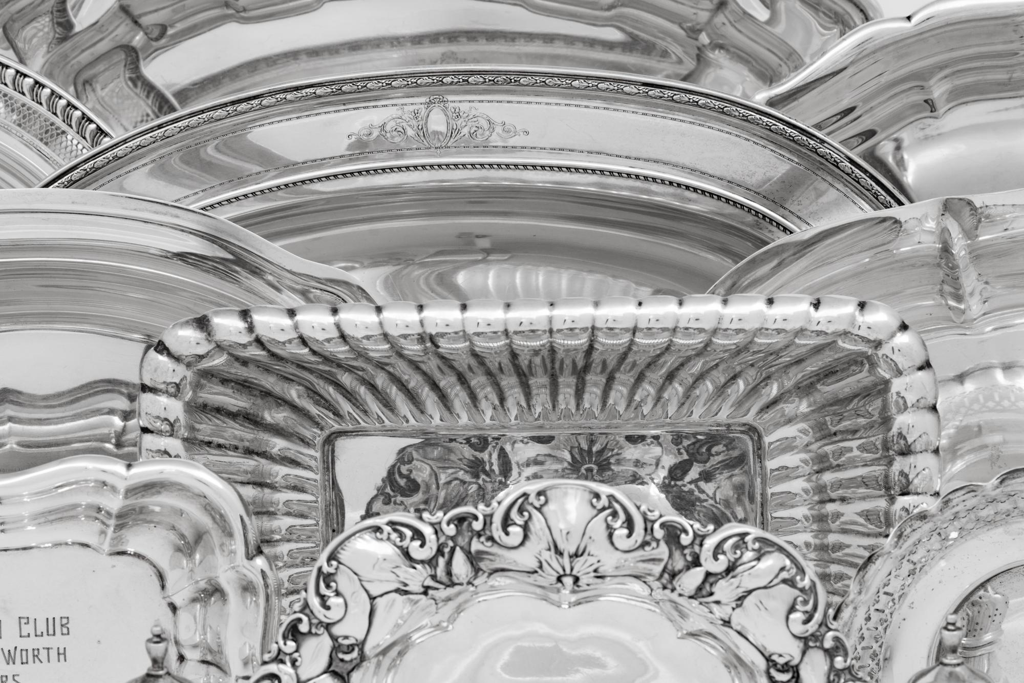 A Collection of American Silver Dishes