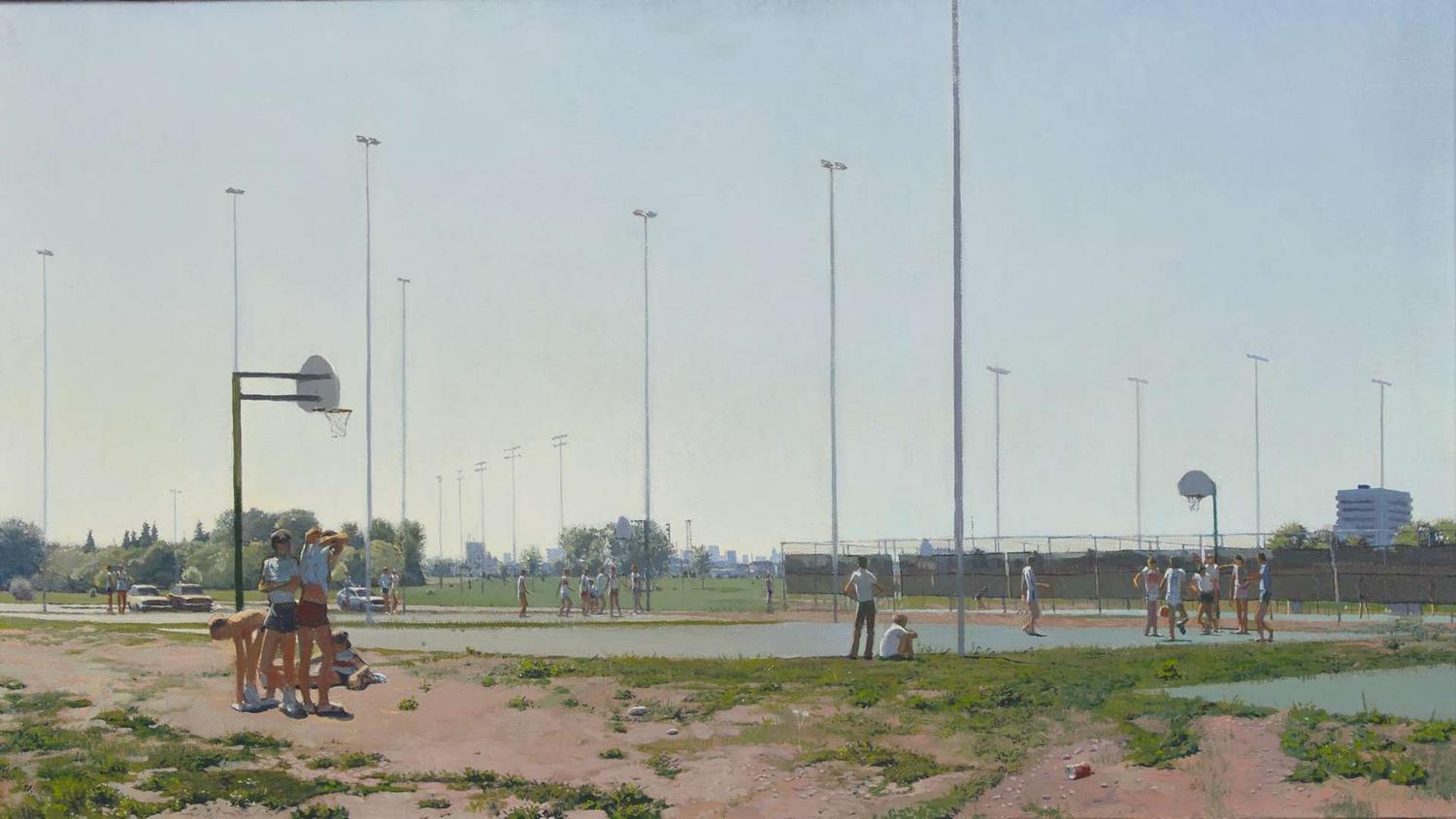 Philip Geiger (American, b. 1956), Basketball Game
