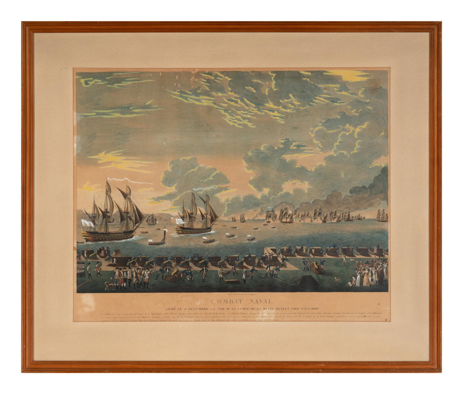 [MARITIME]. A group of 2 decorative nautical works, comprising: