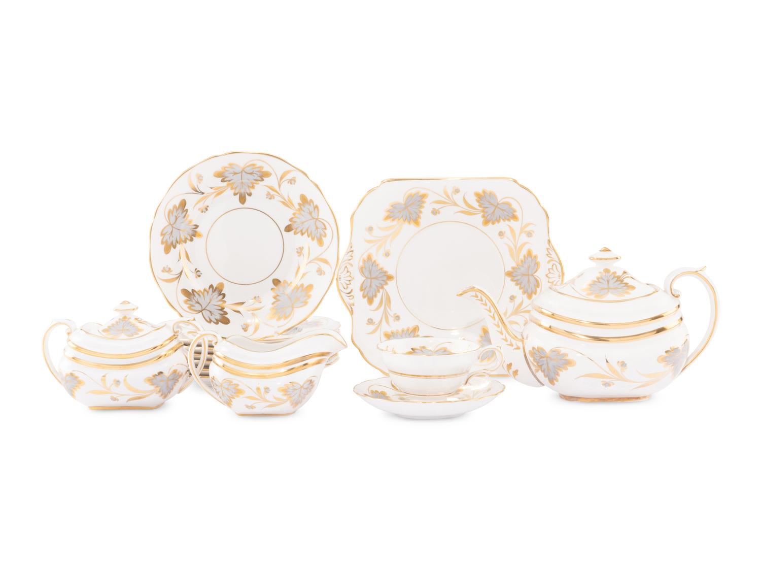 A Grosvenor Porcelain Tea Service