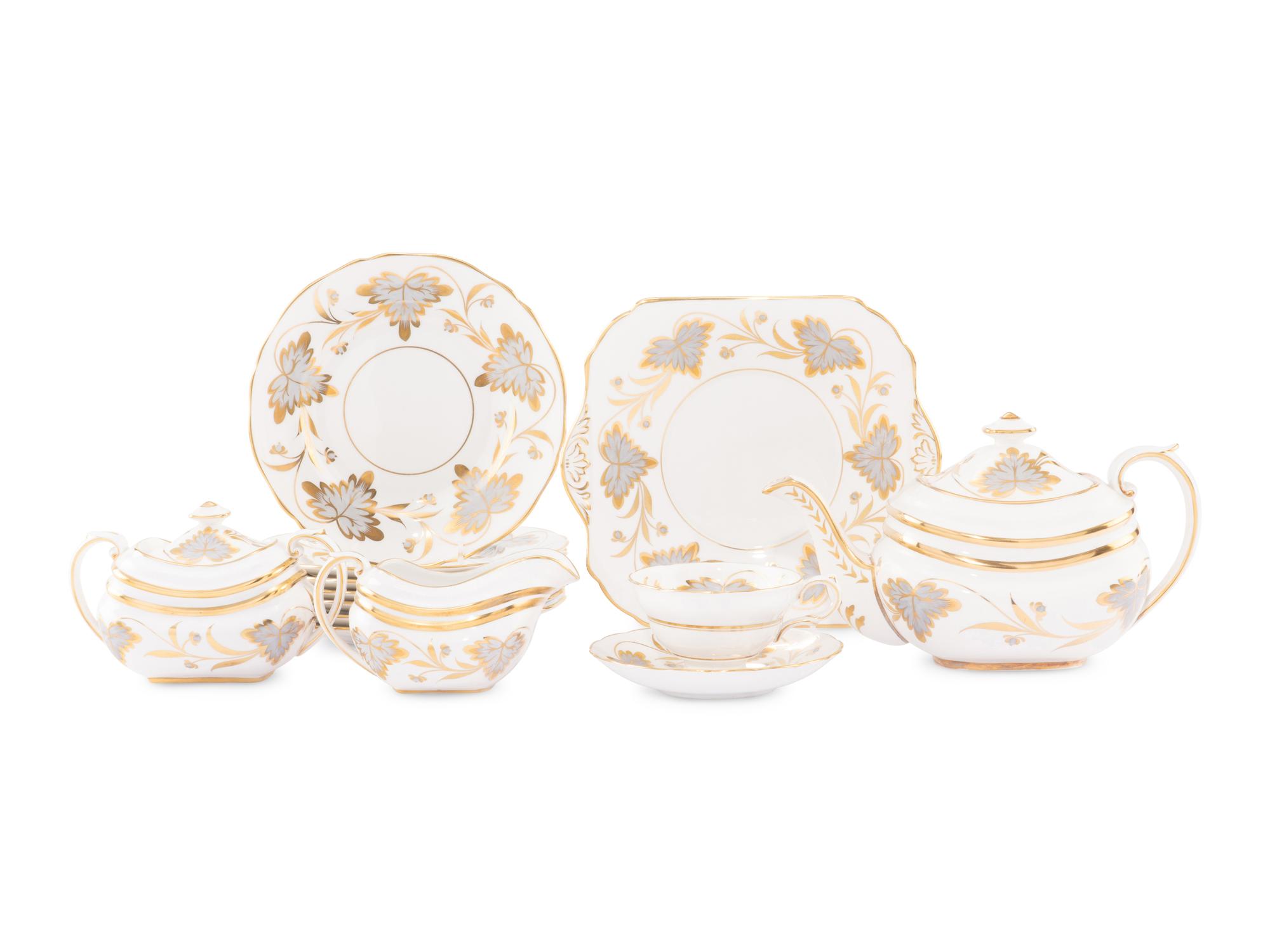 A Grosvenor Porcelain Tea Service
