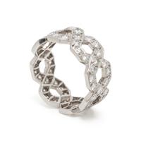 TIFFANY & CO., PLATINUM AND DIAMOND BAND