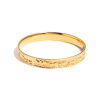 YELLOW GOLD NOAH'S ARC BANGLE