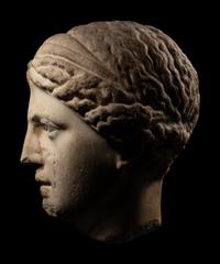 A Hellenistic Marble Head of a Woman