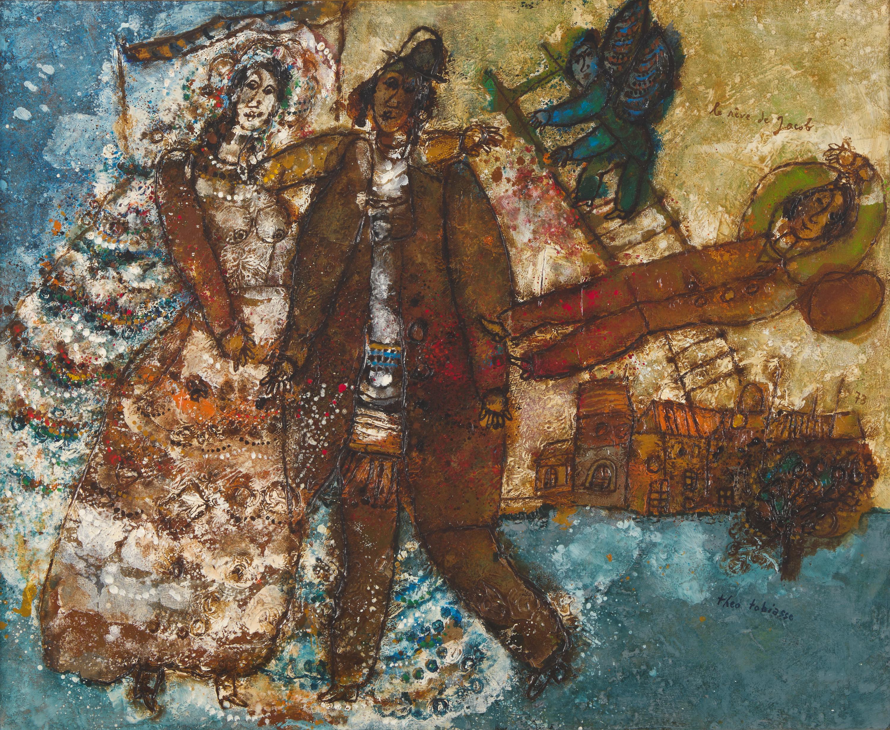 Théo Tobiasse (French, 1927–2012) — Le Rêve de Jacob , 1973