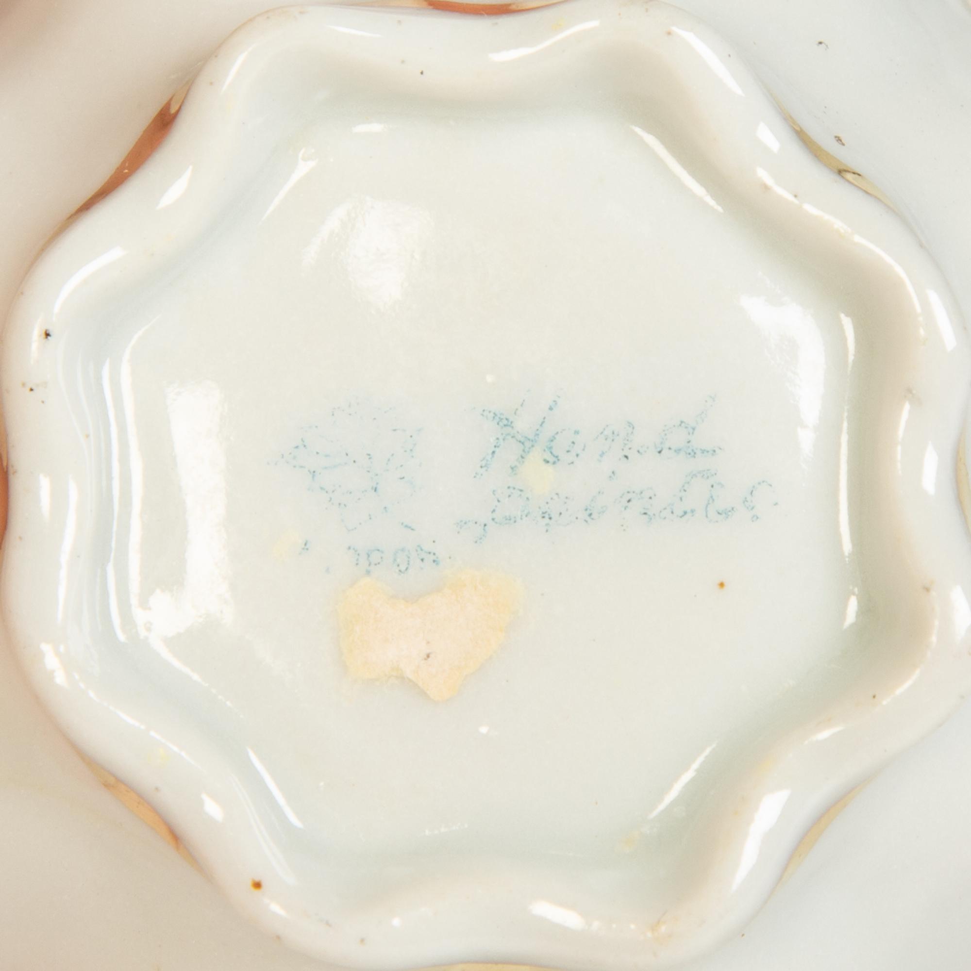A Group of Seven Decorative Porcelain Articles — 19th/20th Century