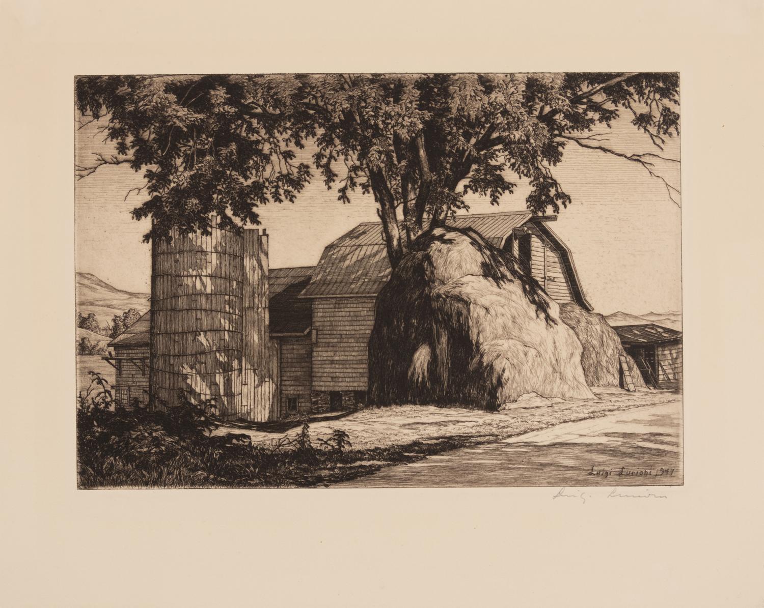 A pair of prints ( Summer Shadows; The Big Haystack )
