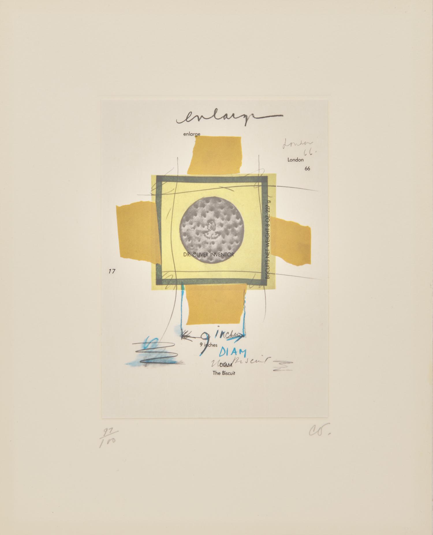 [Art] Oldenburg, Claes. Notes in Hand