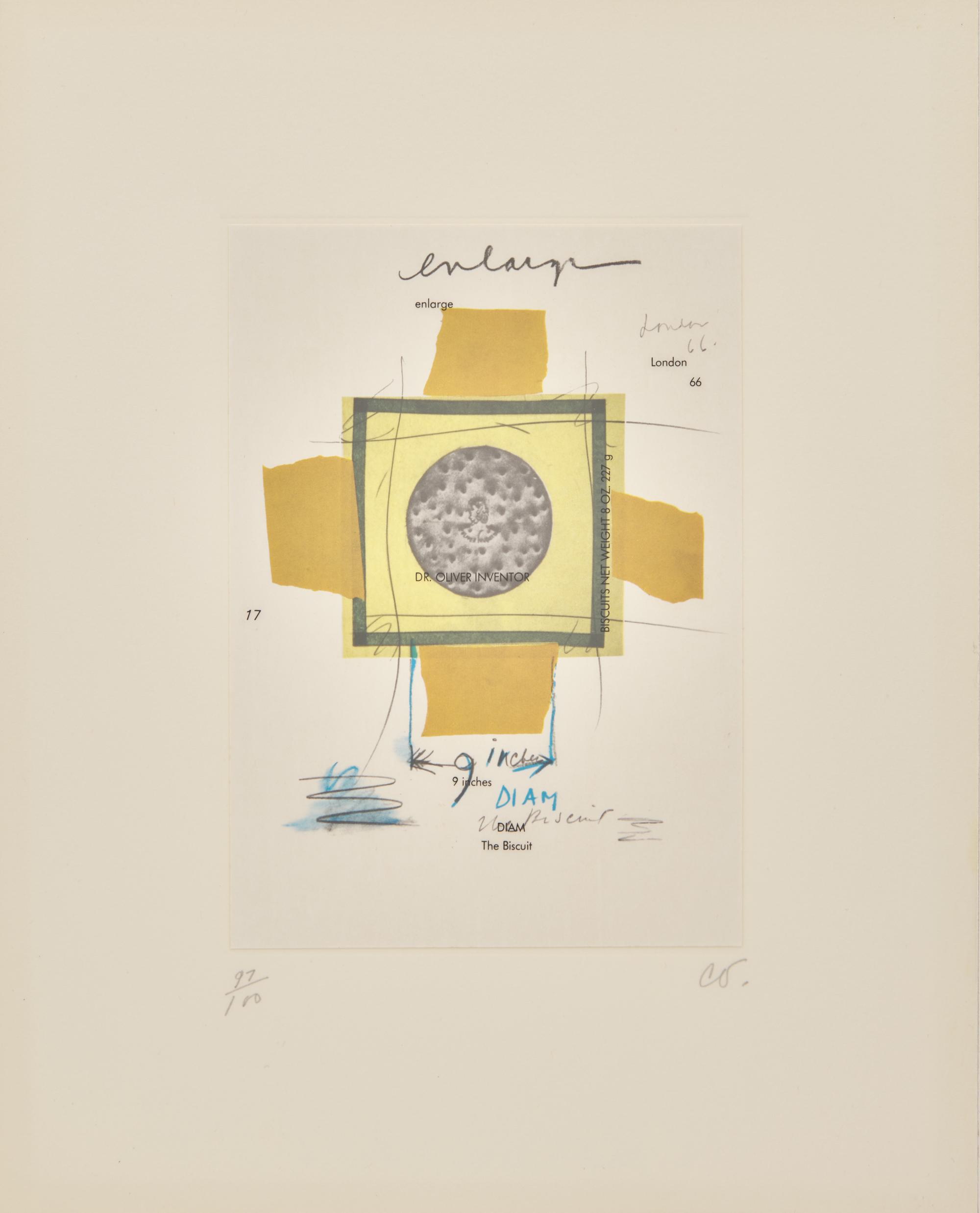 [Art] Oldenburg, Claes. Notes in Hand
