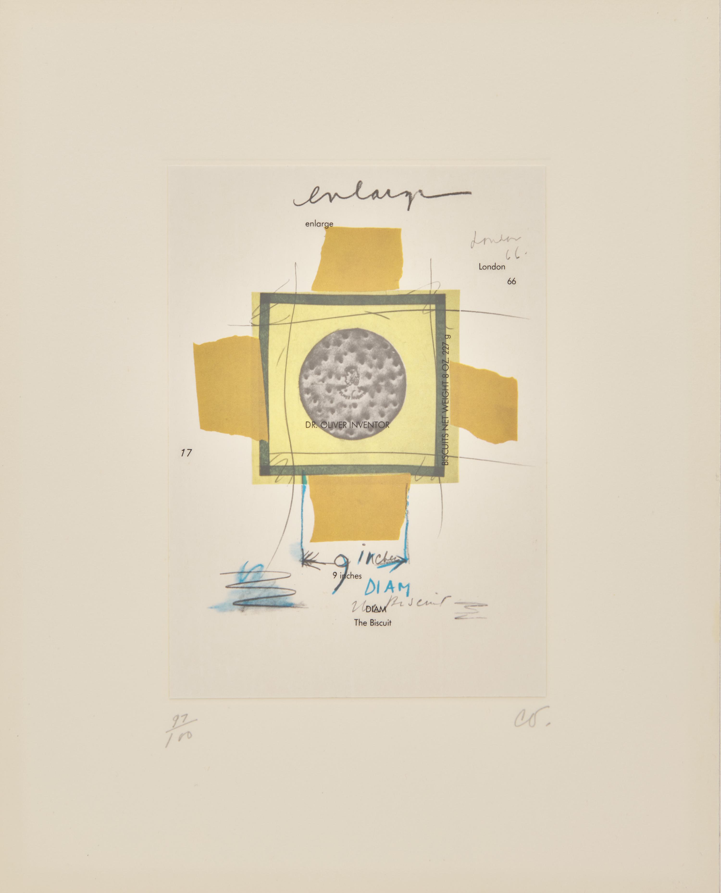 [Art] Oldenburg, Claes. Notes in Hand
