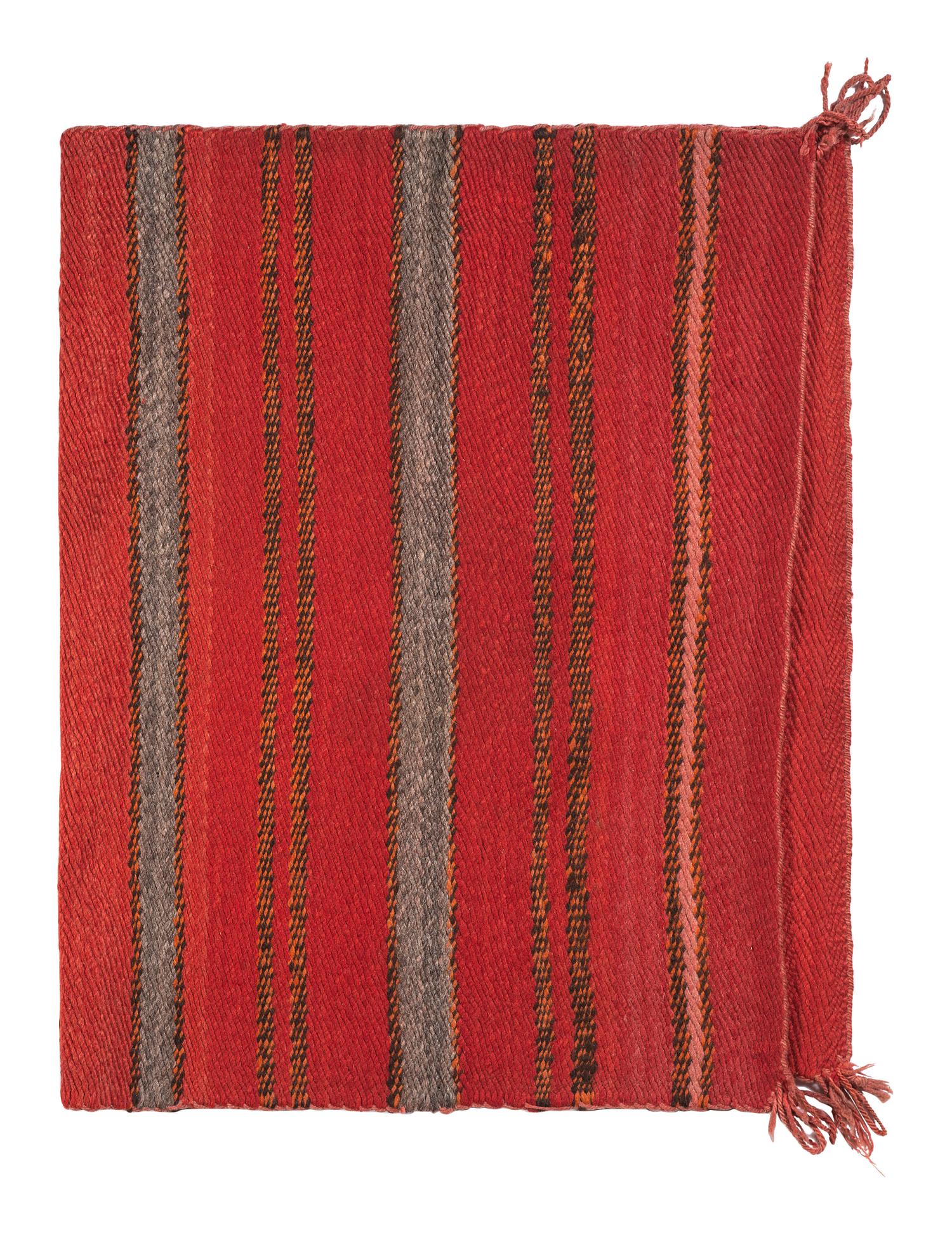 Navajo Diagonal Twill Weave Saddle Blanket / Rug