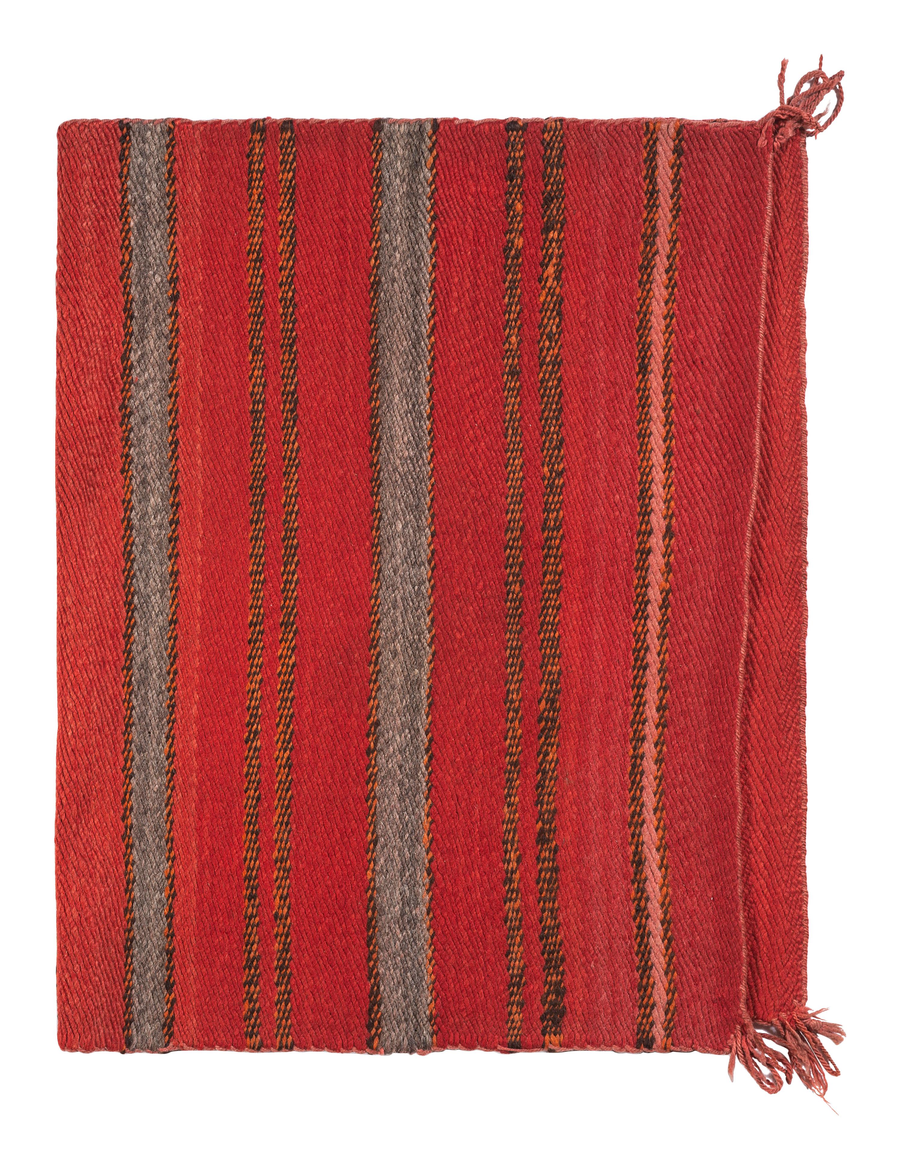 Navajo Diagonal Twill Weave Saddle Blanket / Rug