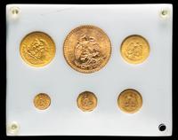 A Mexico 6 Gold Coin Set