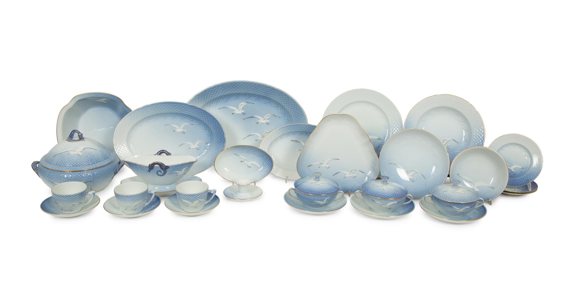 A Bing & Grondahl Seagull Porcelain Dinner Service