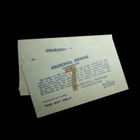 A Group of 1935 Kentucky Derby On Site Churchill Downs Items from First Triple Crown Win of Omaha (Including Program, Tickets),