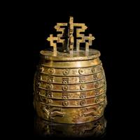 A Chinese Gilt Bronze Bell, Bianzhong, 20th Century — 近代 鎏金铜编钟