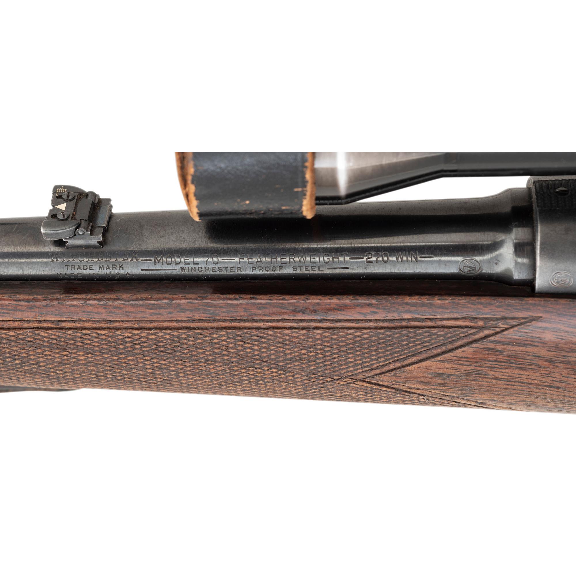 ** Pre-64 Winchester Model 70 Rifle with Lyman All-American Scope