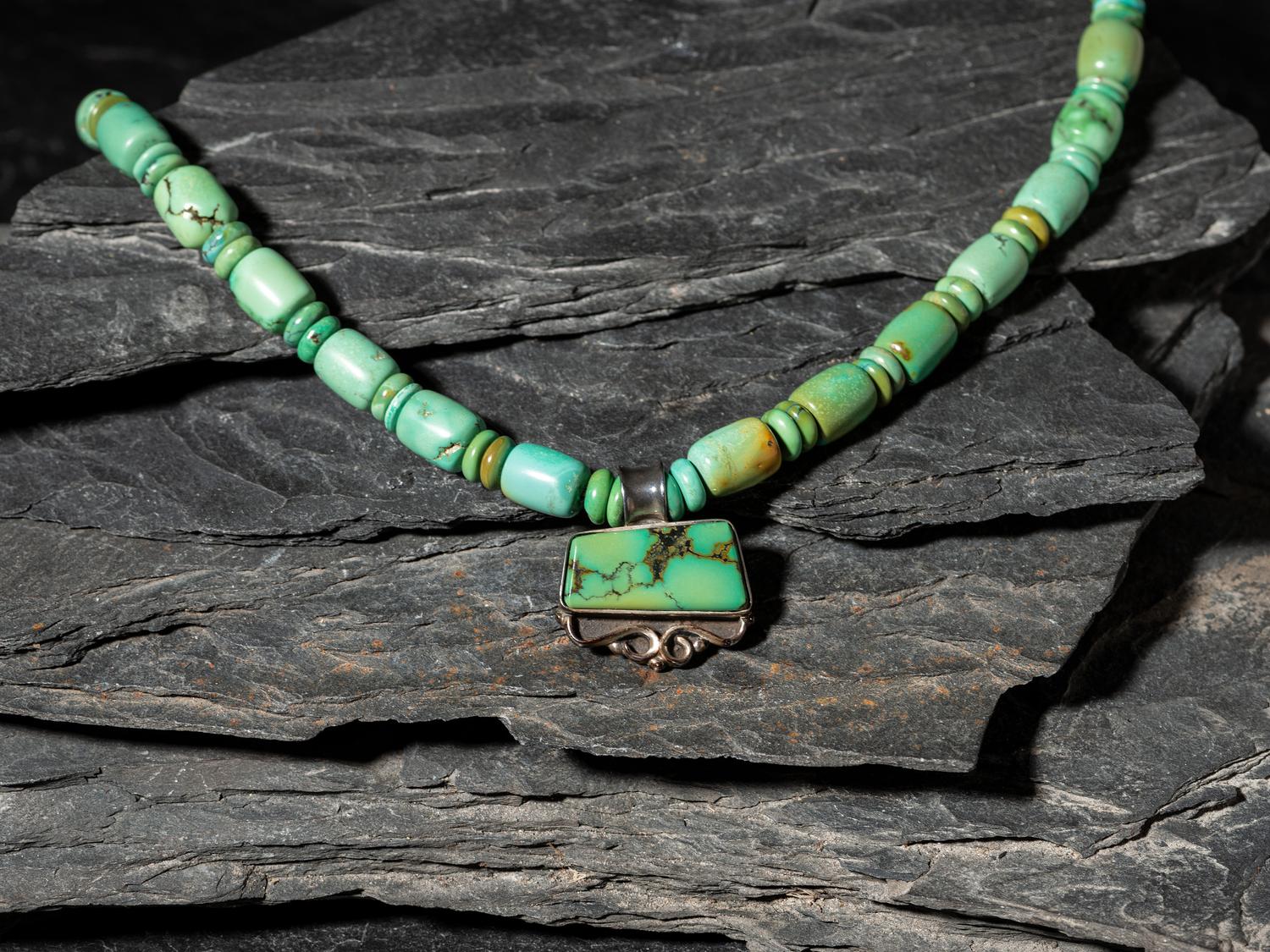 Single-strand Turquoise Necklace