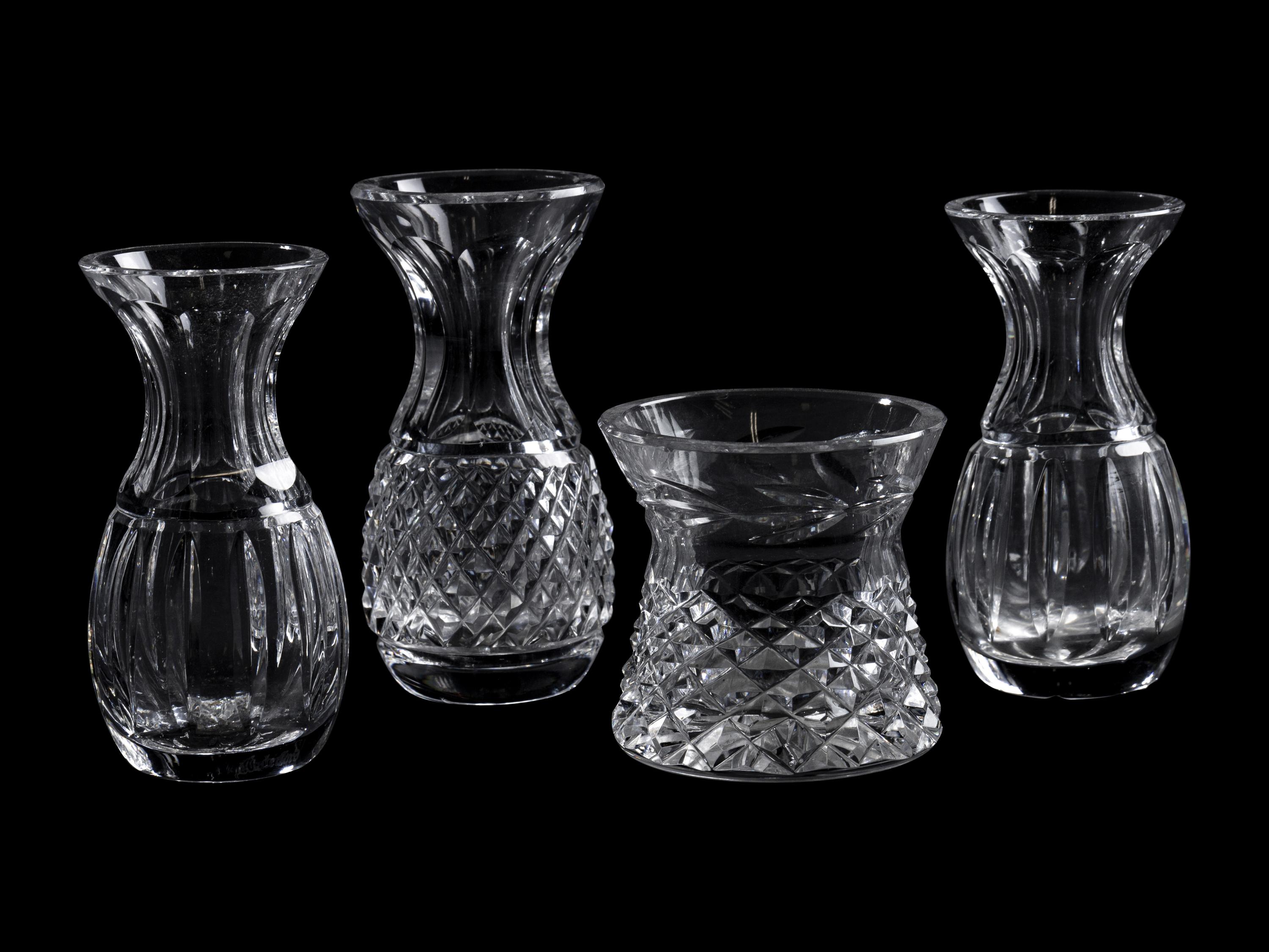 A Group of Waterford Cut Glass Table Articles