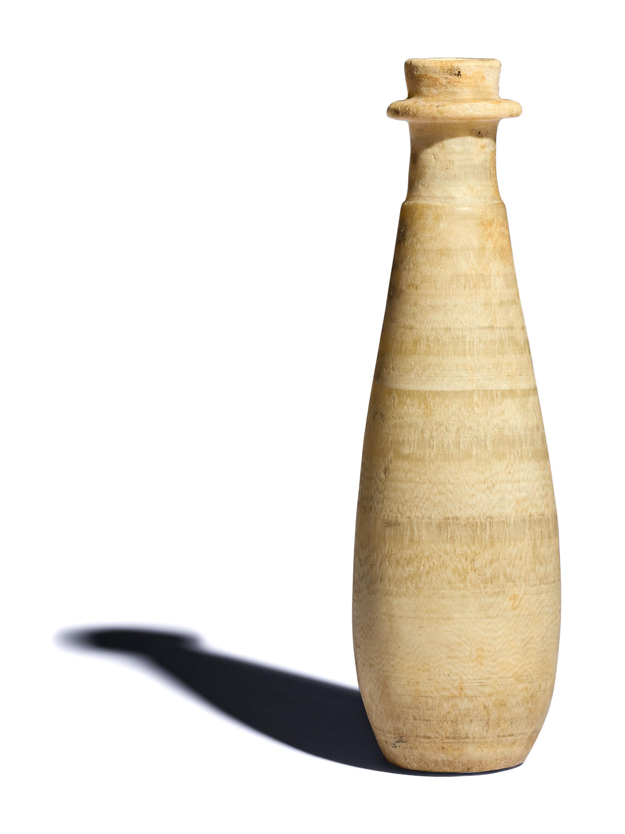 An Egyptian Alabaster Alabastron