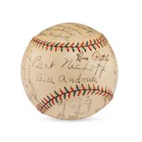 A 1931 Chattanooga Lookouts Team Signed Autograph Baseball