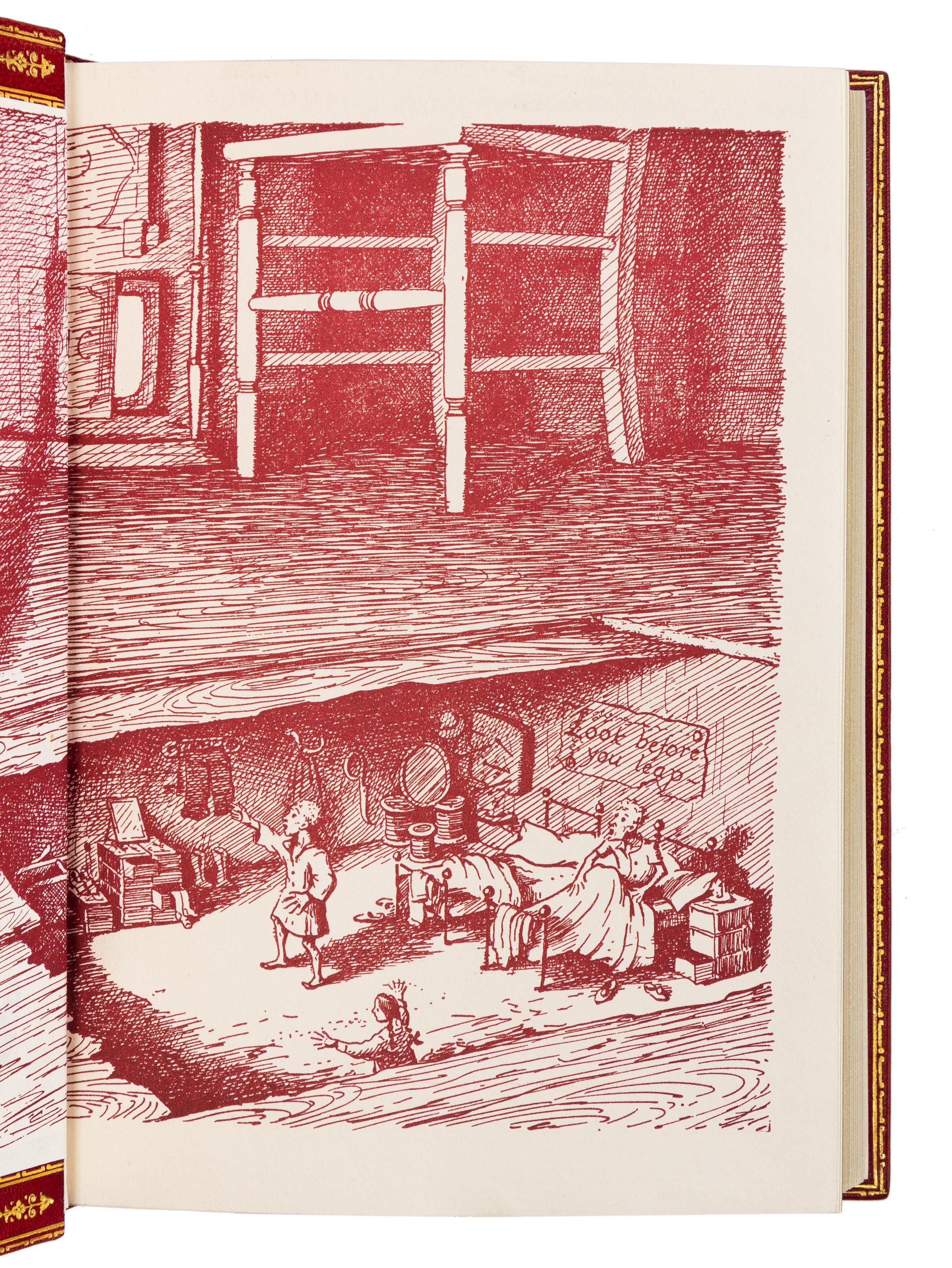 [BINDINGS -- ASPREY]. A group of 6 works finely bound by Asprey or expertly bound to style.