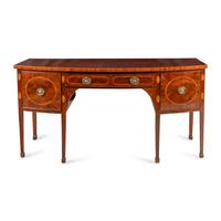 A George III Mahogany and Marquetry Sideboard