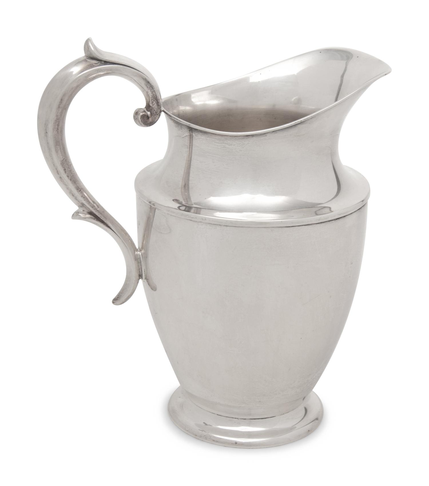 An American Silver Water Pitcher