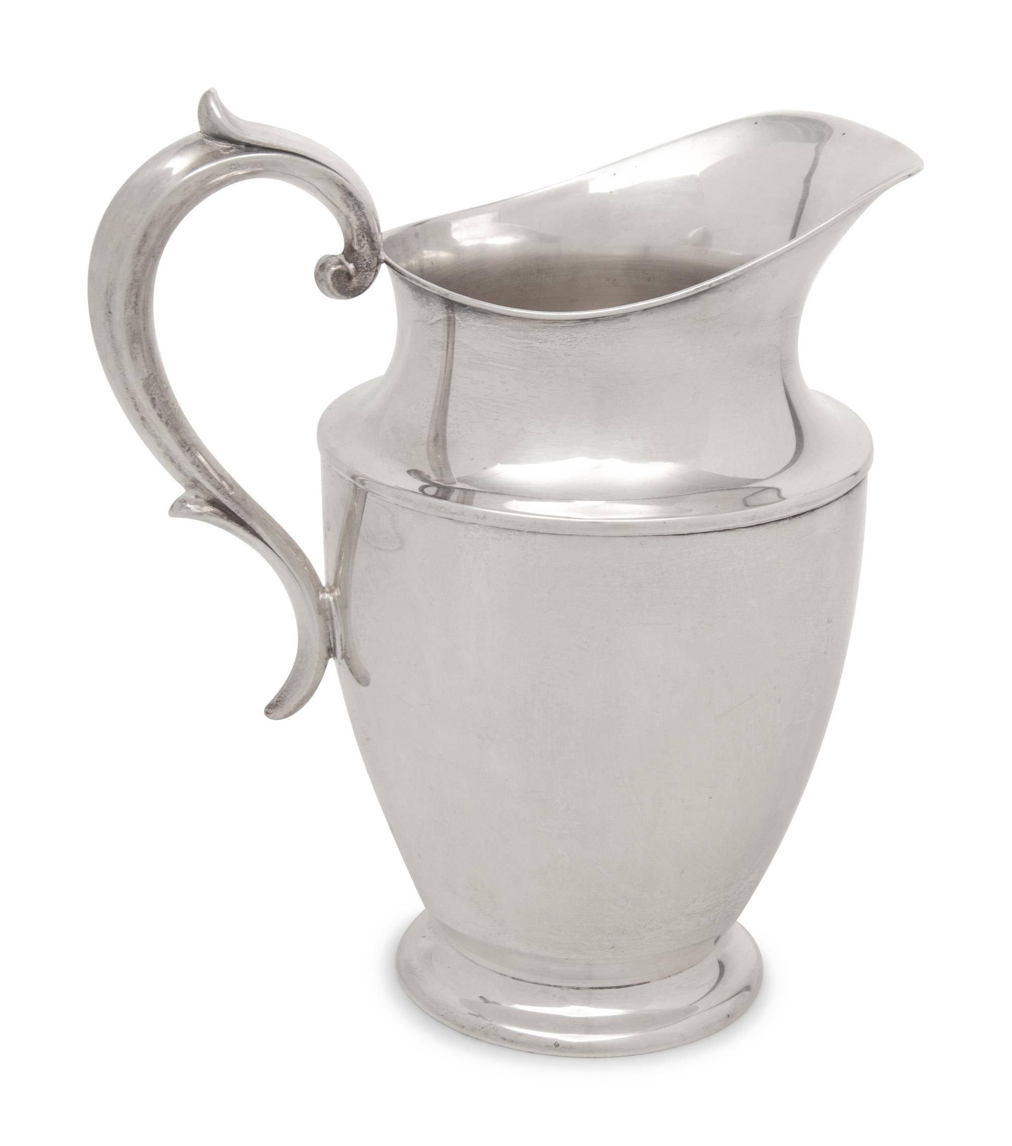 An American Silver Water Pitcher