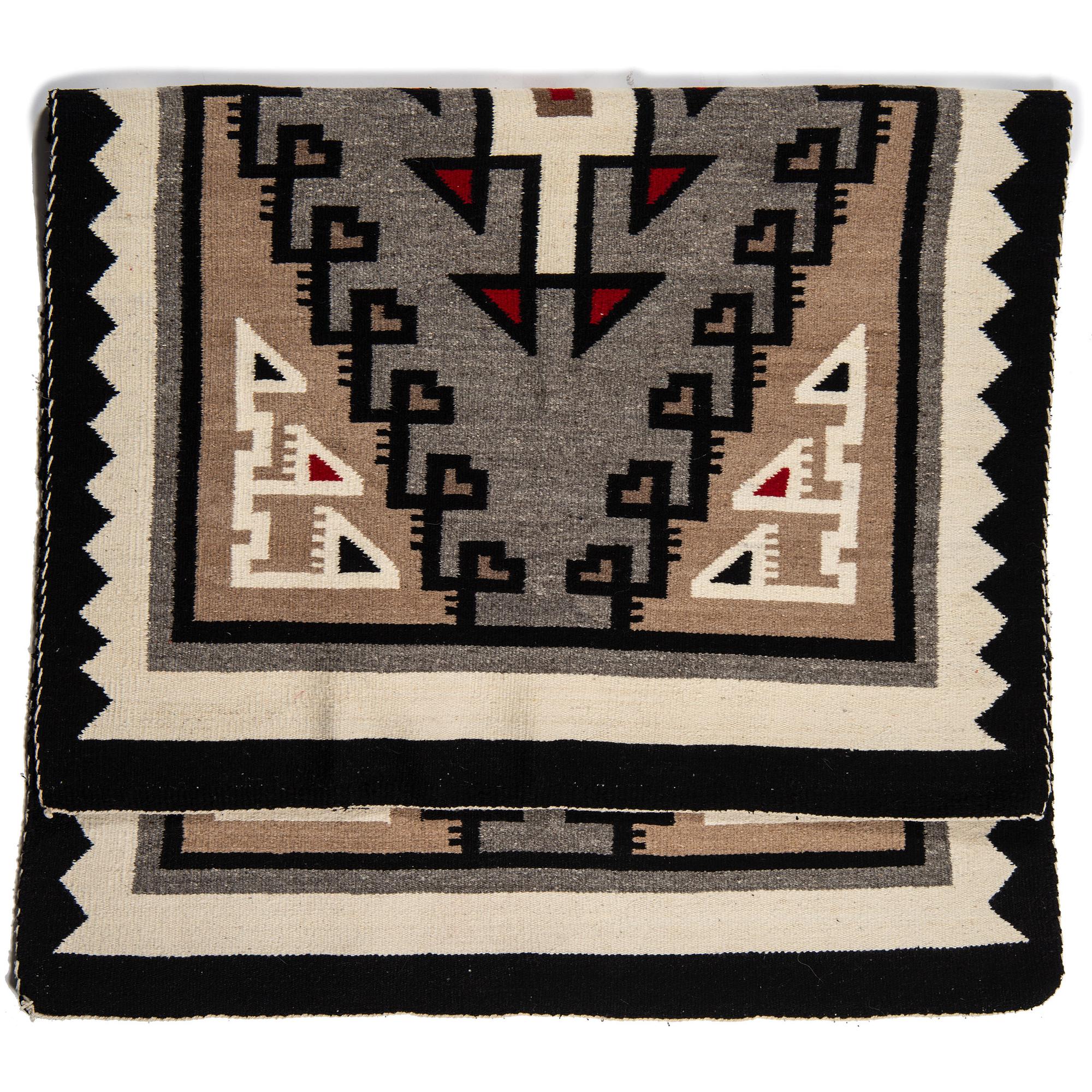 Navajo Two Grey Hills Weaving / Rug