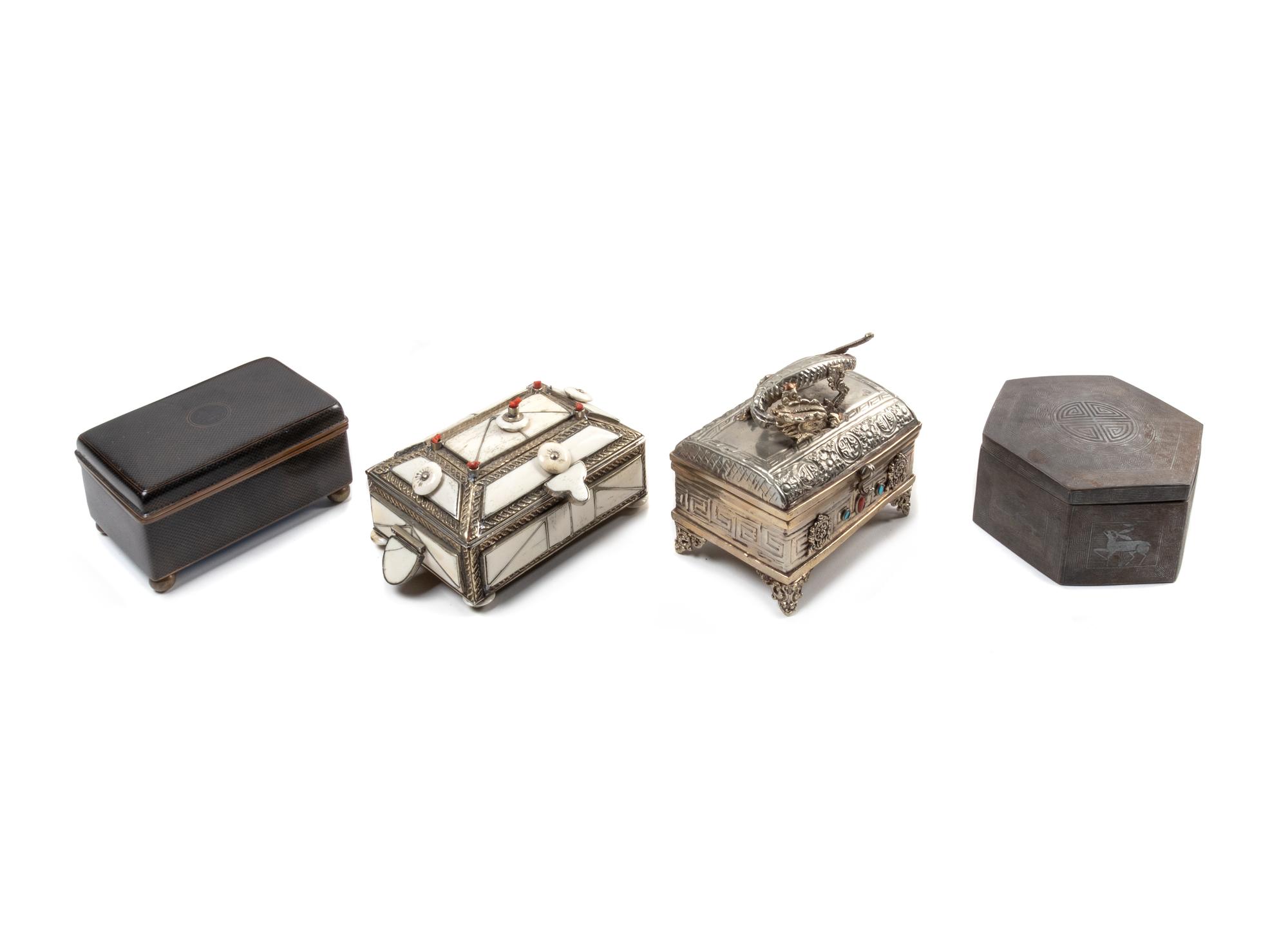 A Group of Seven Boxes