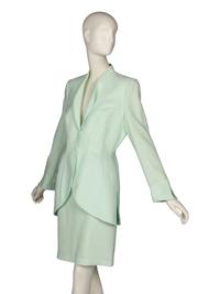 Thierry Mugler Seafoam Green Skirt Suit