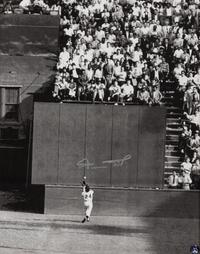 A Group of Willie Mays 1954 World Series "The Catch" Signed Autograph Displays (Beckett Authentication Services Letter),