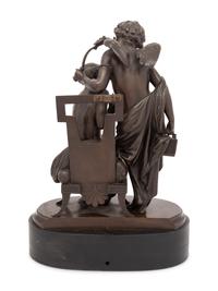 A French Bronze Figural Group