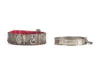 Two Silver and Mixed Metal Dog Collars