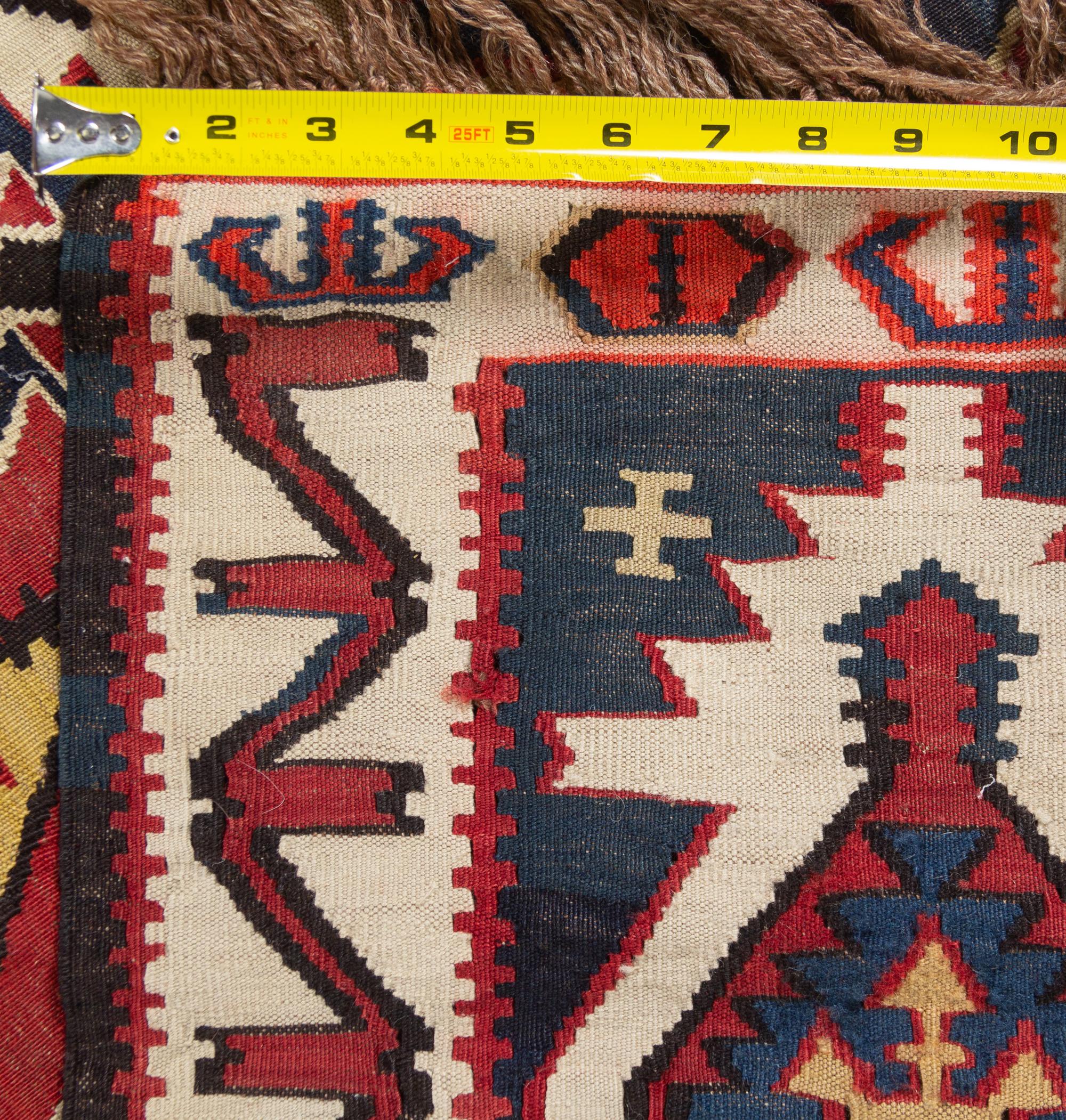 A Caucasian Kilim Wool Rug