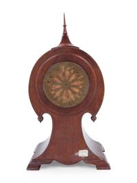 A French Mahogany Balloon Clock