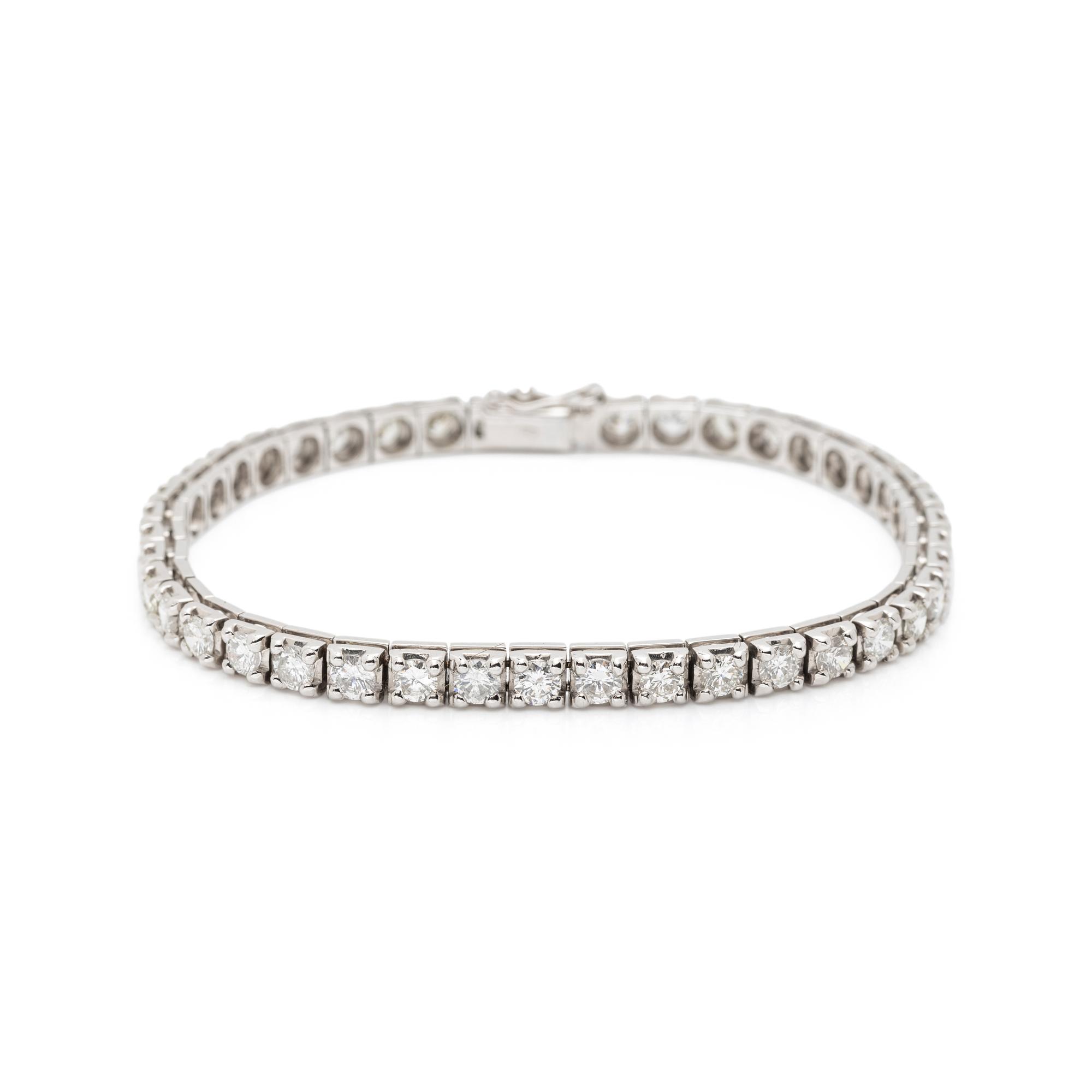 FRENCH, DIAMOND LINE BRACELET