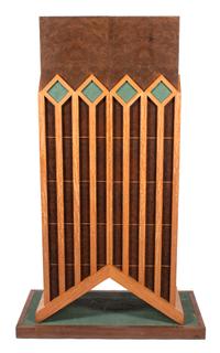 A Rick Wrigley Architectural Cabinet Height 86 x width 42 x depth 21 inches. — 20TH CENTURY