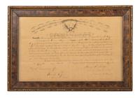 [CIVIL WAR]. A group of 6 Civil War discharge certificates for Wisconsin soldiers, comprising: