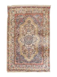 Two Kirman Wool Rugs