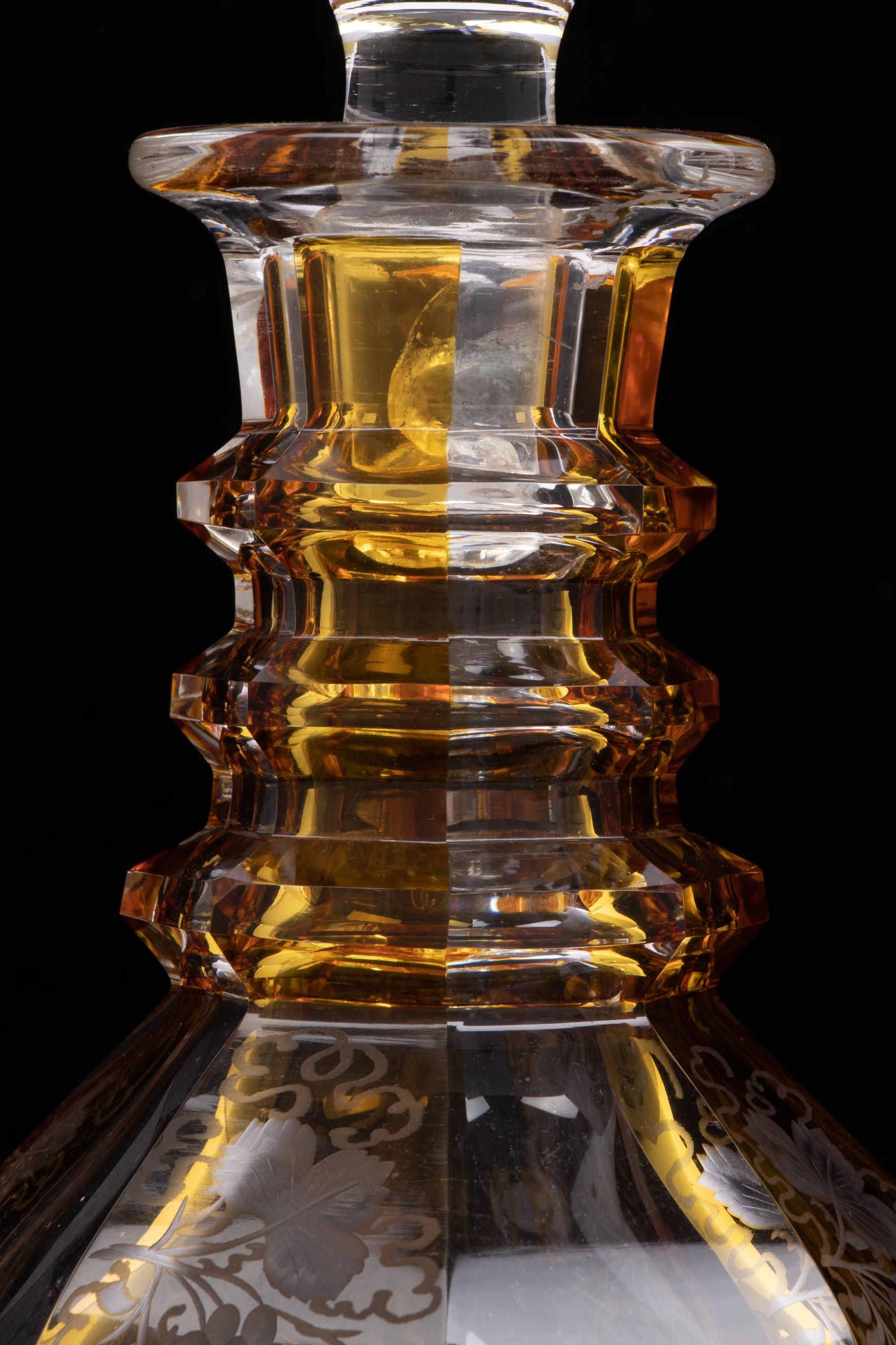 A Group of Three Cut Glass Decanters