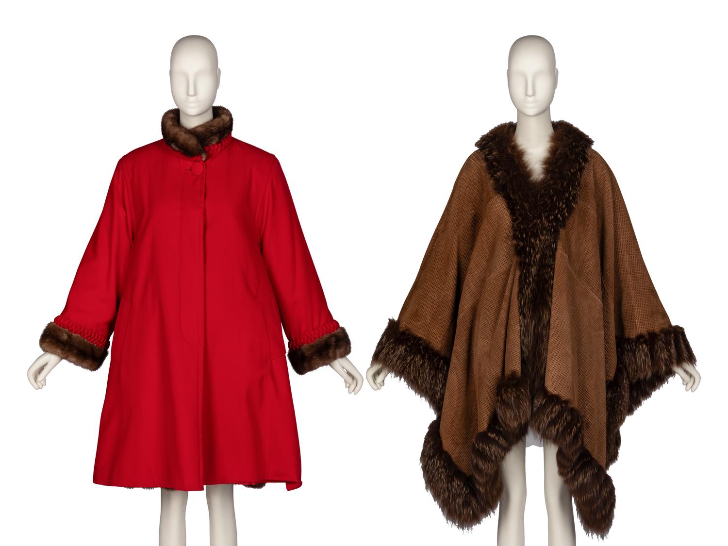 A Fur-Lined Coat & Cape