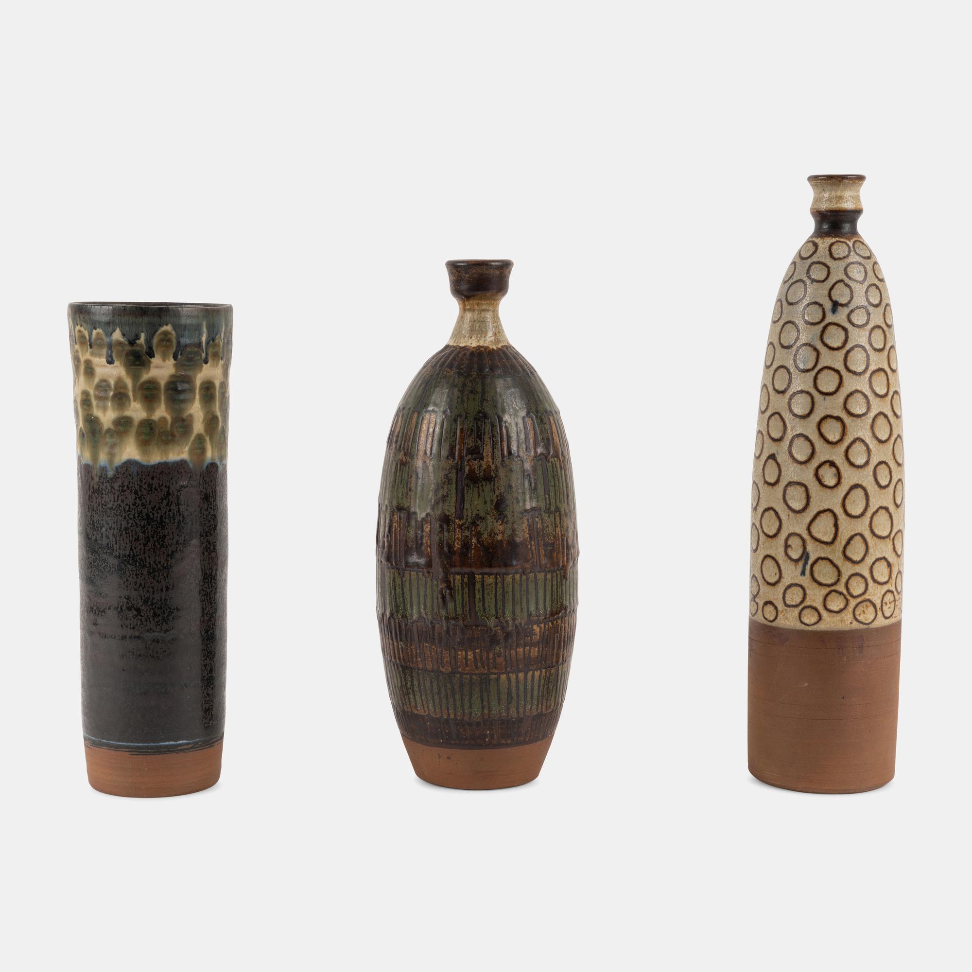Collection of Three Vases, 1960