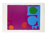 Three Reds in Magenta and Green in Blue and Three Reds in Green and Magenta in Blue (a pair of prints), 1970